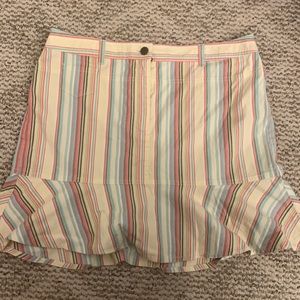 Mini skirt with a flair